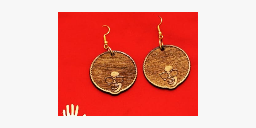 Clip Art Afro Earrings, HD Png Download