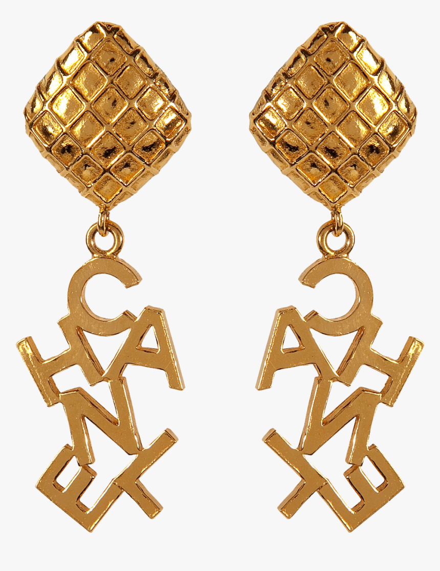 Chain Gold Jewellery Earring Clothing Chanel Clipart, HD Png Download