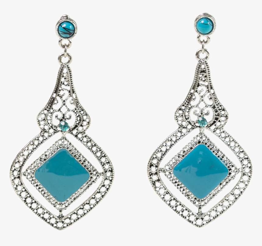 Silver Drop Earrings, HD Png Download