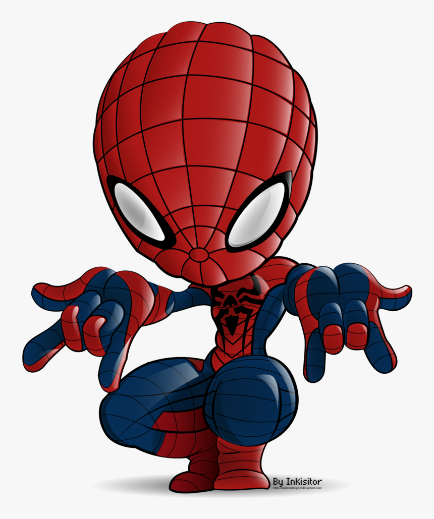 Cartoon Comic De Spiderman, HD Png Download