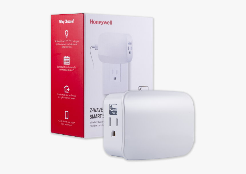 Honeywell Z Wave Plus Plug In Smart Switch Product, HD Png Download