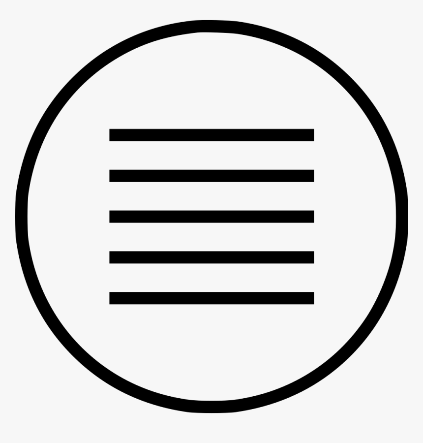 Transparent Hamburger Icon Png, Png Download