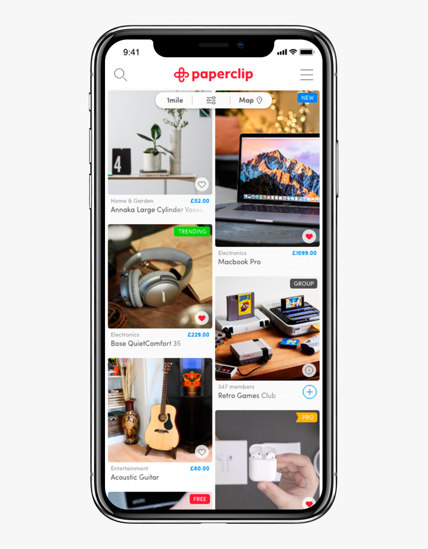 Feedback, Iphone, Marketplace, Paperclip, HD Png Download