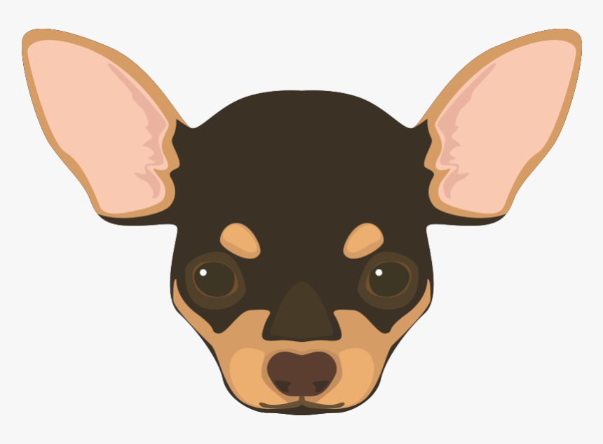 Chihuahua Dog Breed Puppy Vector Graphics Illustration, HD Png Download