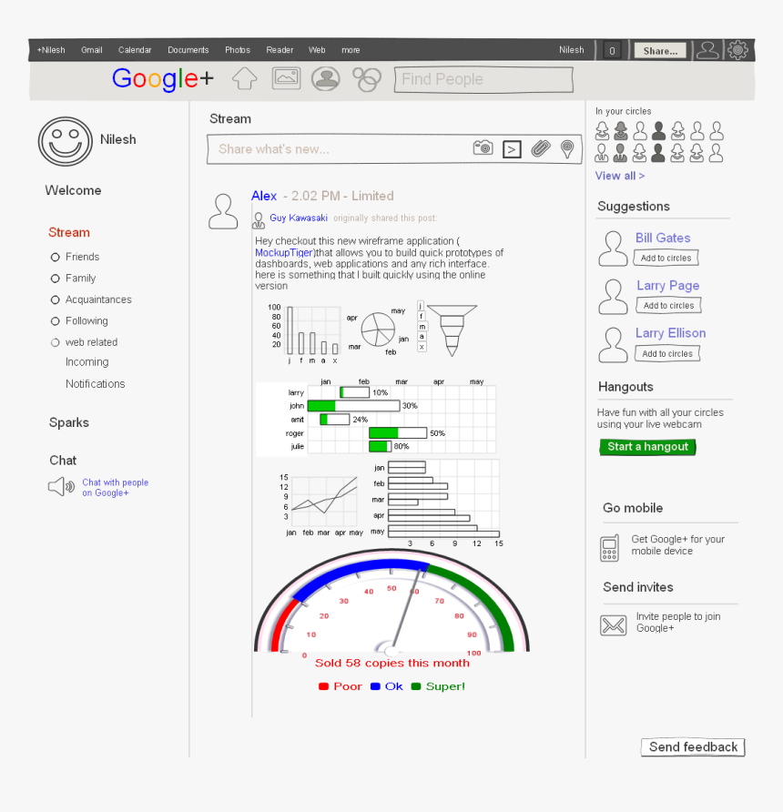 Google Plus Icon Png, Transparent Png