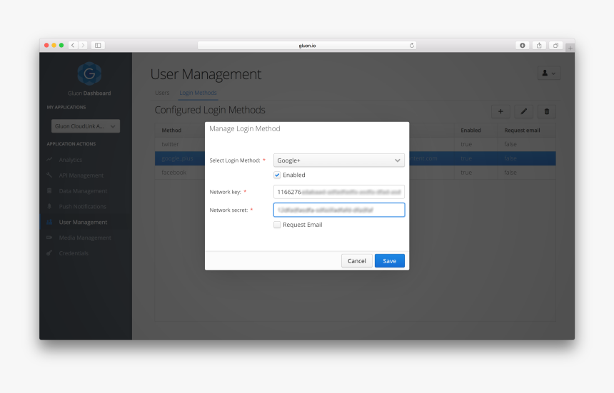Paste Google Credentials Tokens In Gluon Dashboard, HD Png Download