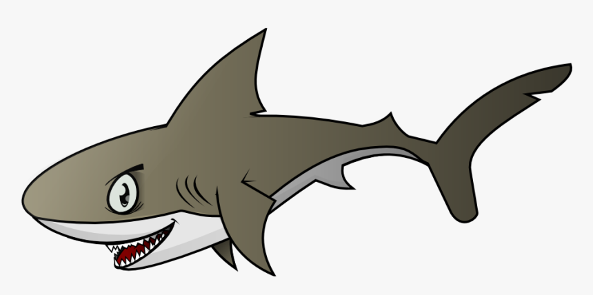 Free Menacing Shark Clip Art, HD Png Download