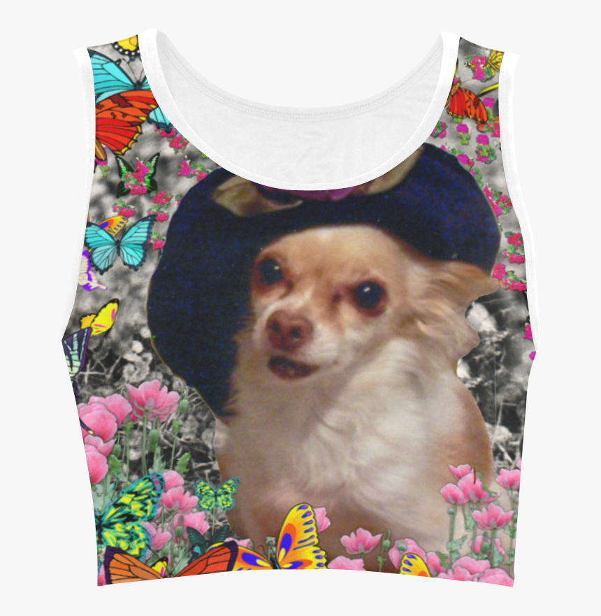 Chi Chi In Yellow Butterflies, Chihuahua Puppy Dog, HD Png Download