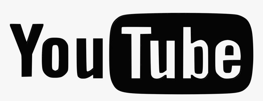 White Youtube Logo Png, Transparent Png