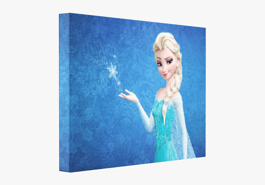 Elsa Frozen Canvas, HD Png Download