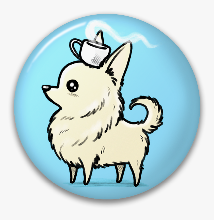 Teacup Chihuahua Button, HD Png Download