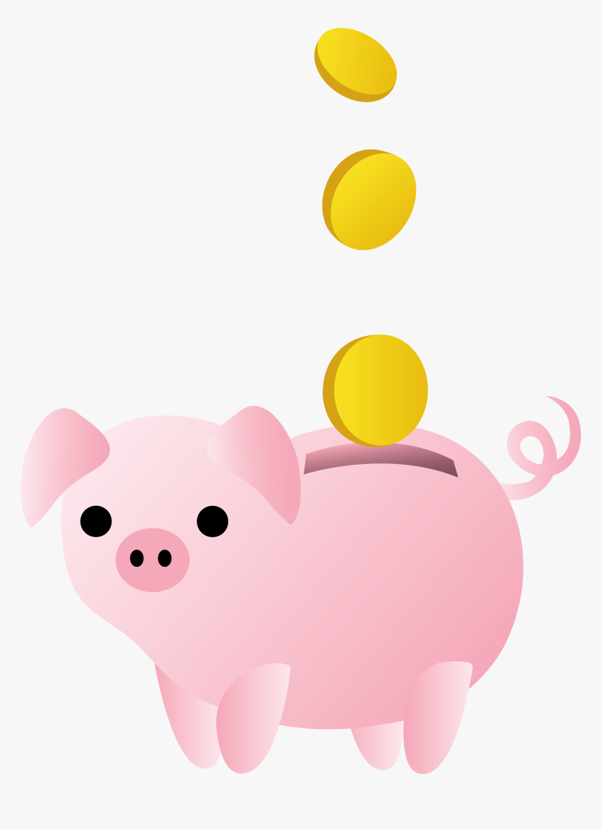 Transparent Piggy Bank Png, Png Download