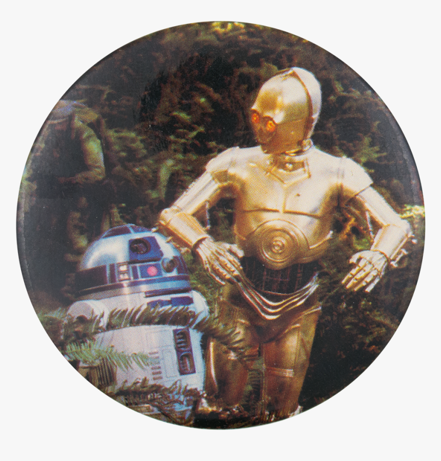 R2 D2 And C 3po Entertainment Button Museum, HD Png Download