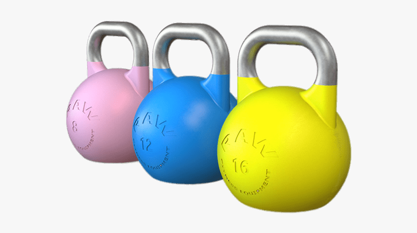 Coloured Kettlebell Set, HD Png Download