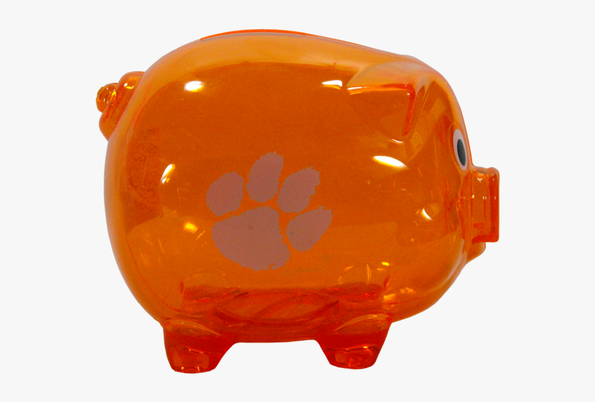 Clemson Orange Piggy Bank, HD Png Download