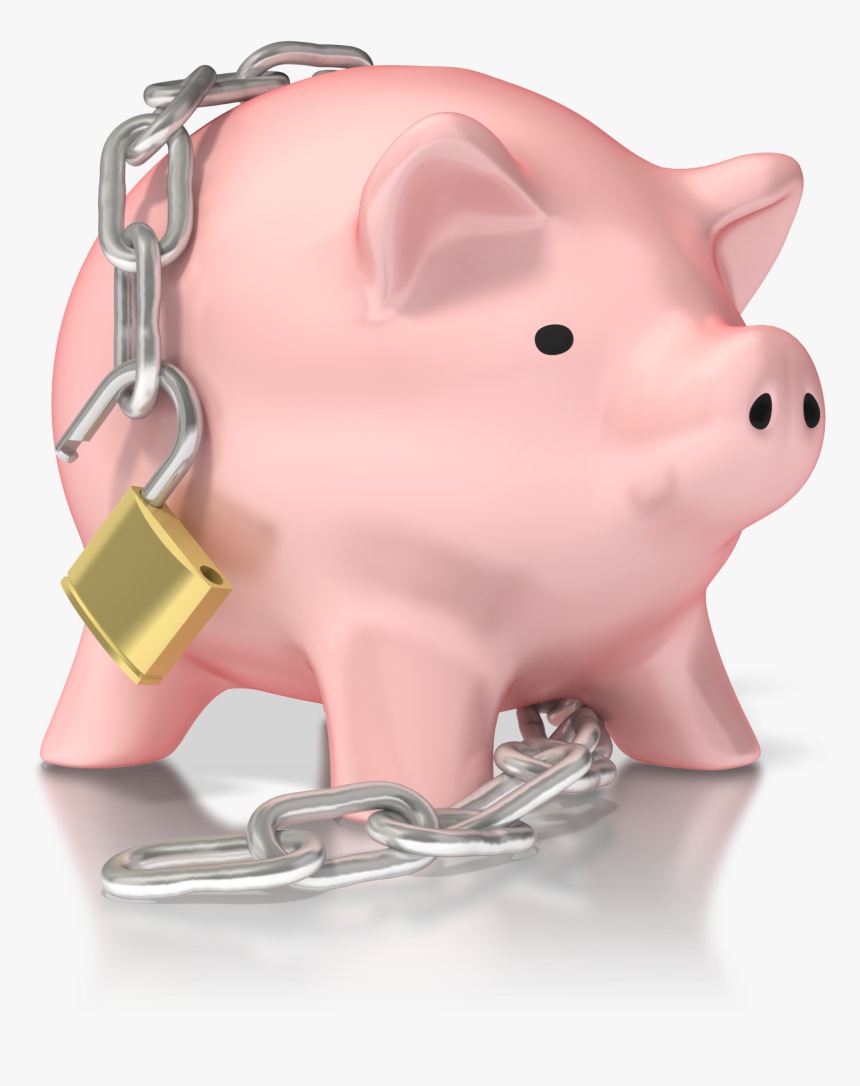 Broken Piggy Bank Png, Transparent Png