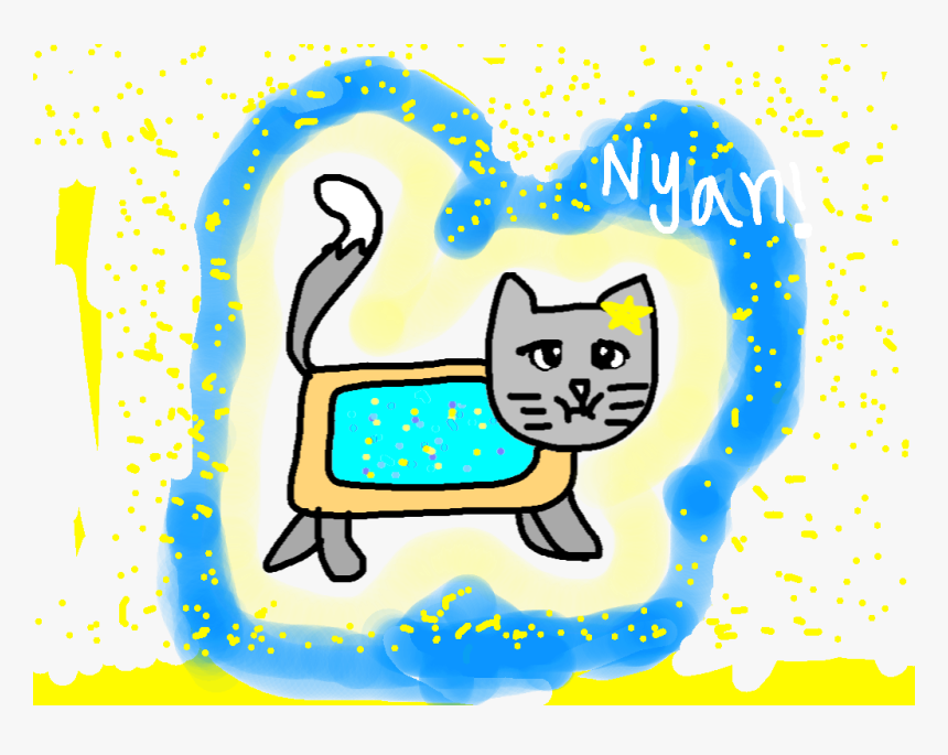 Transparent Nyan Cat Png, Png Download