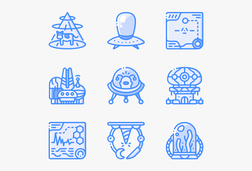 Alien Ship Png, Transparent Png