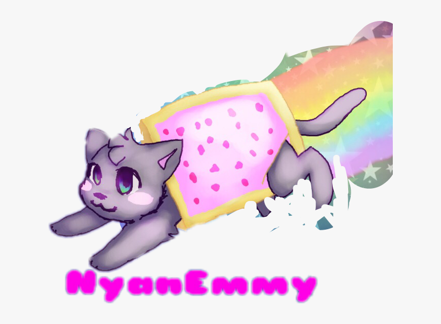 #nyanemmy #nyancat #nyan #cat #ranbowcat #rainbow #flyingcat, HD Png Download