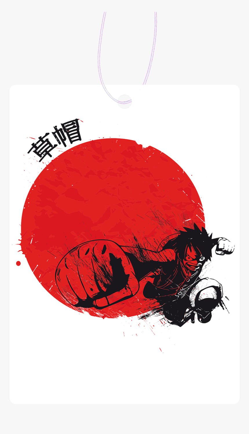 Red Sun Luffy Air Freshener, HD Png Download
