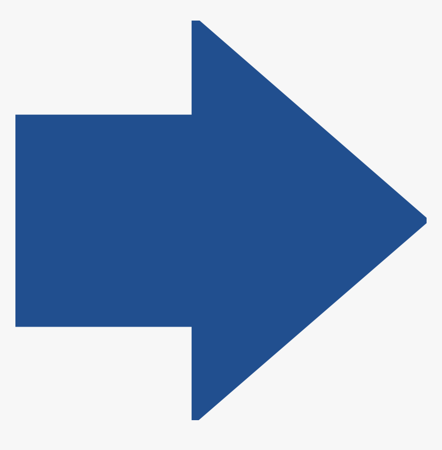 Dark Blue Right Arrow, HD Png Download