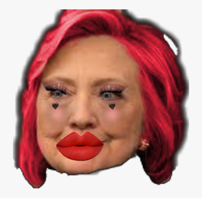 #hillary Cliton As An E-girl, HD Png Download