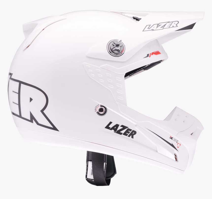Motorcycle Helmet Lazer Smx X Line Pure White Side, HD Png Download