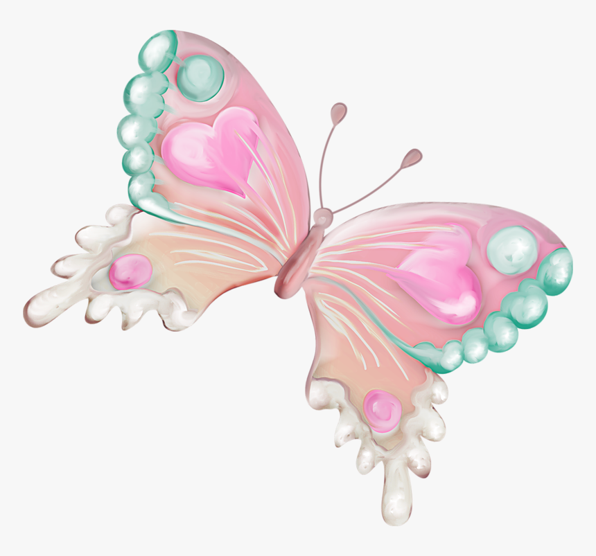 Butterfly Watercolor Painting Clip Art, HD Png Download