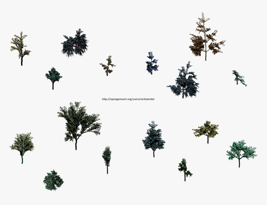 Hjm Small Trees 1 Alpha, HD Png Download
