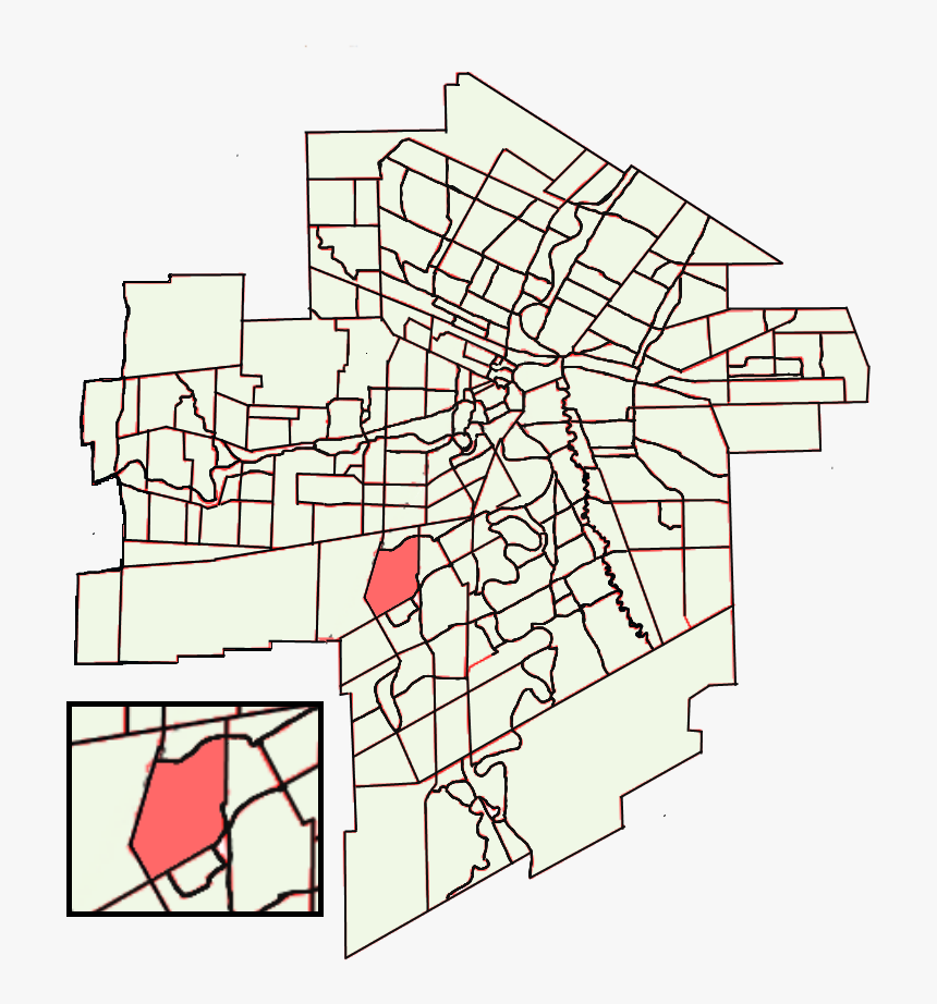 Linden Woods, Winnipeg Location On A Map, HD Png Download