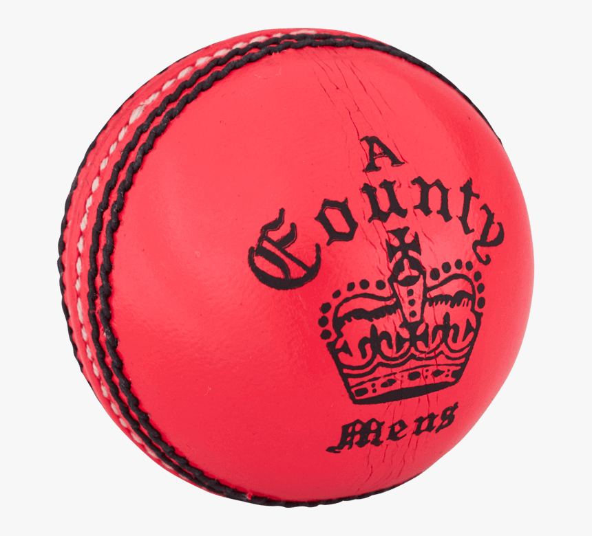 County Crown Pink Cricket Ball 
 Title County Crown, HD Png Download