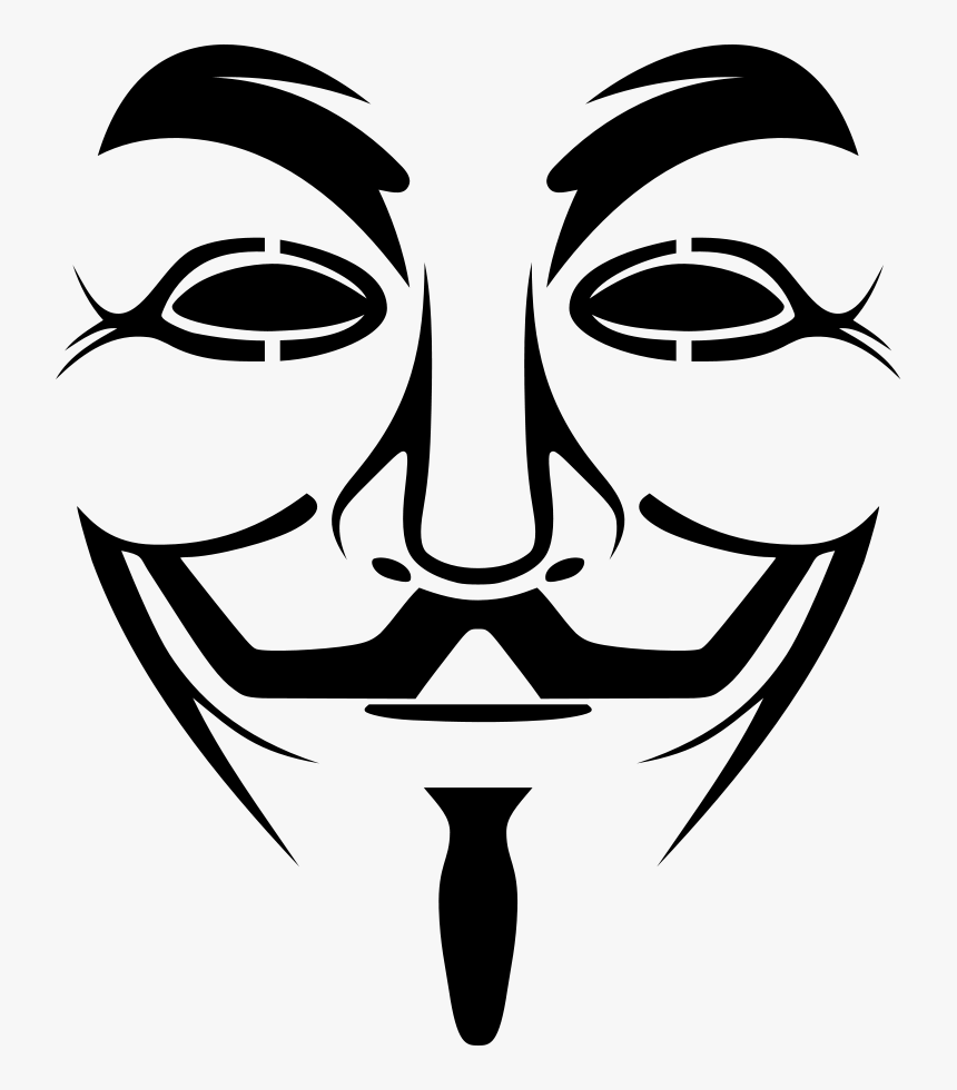 Guy Fawkes Mask Png Clip Arts For Web, Transparent Png