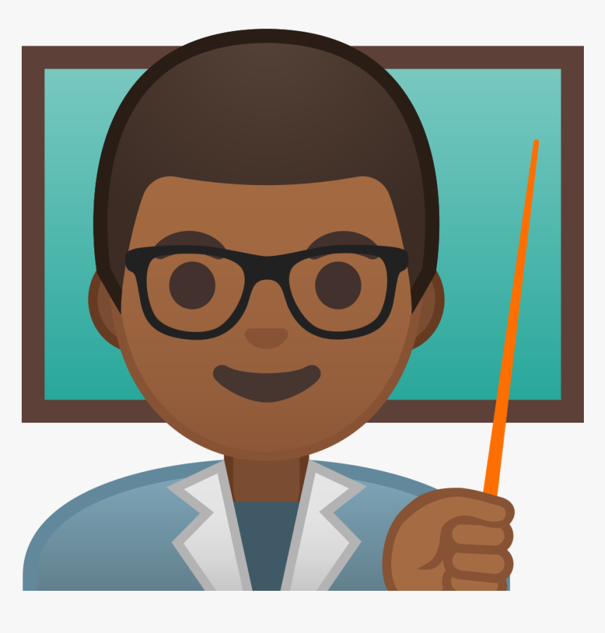 Man Teacher Medium Dark Skin Tone Icon, HD Png Download