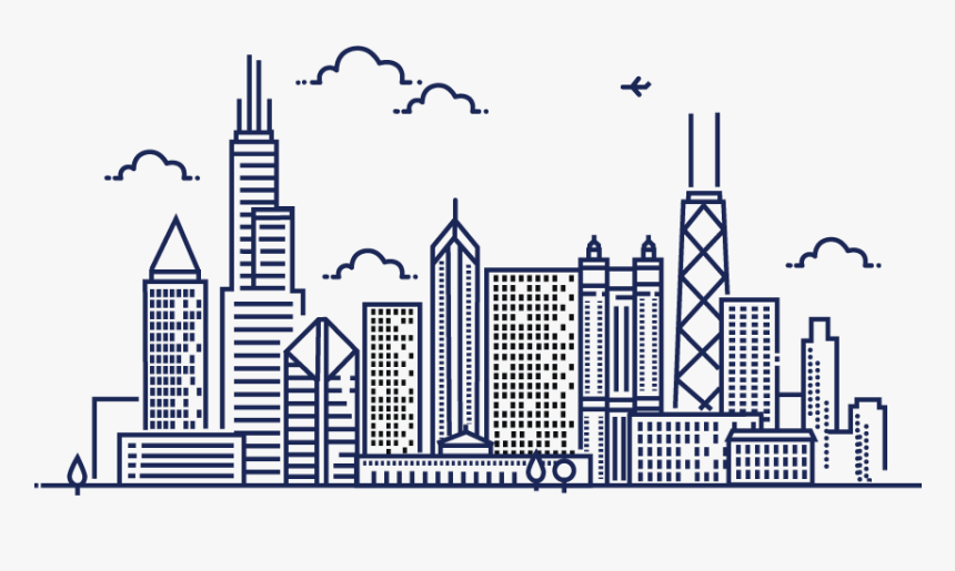 Chicago Skyline, HD Png Download
