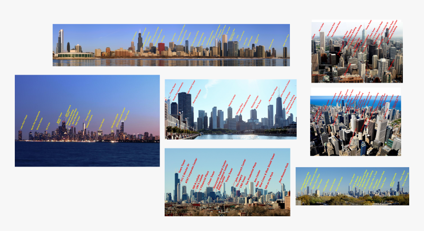 Chicago Skyline Png, Transparent Png