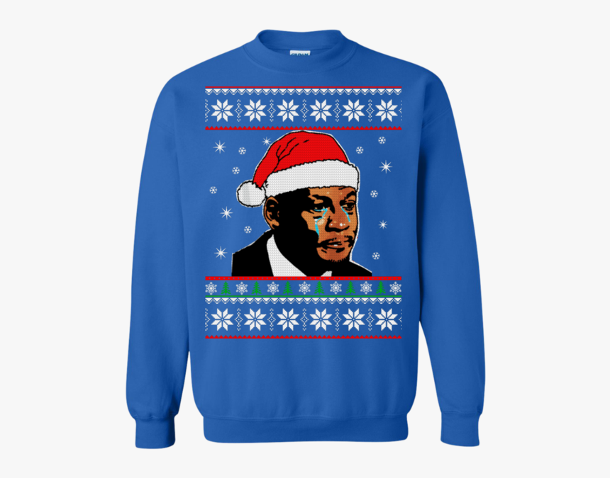 Crying Jordan Christmas Sweater, Shirt, Hoodie, HD Png Download