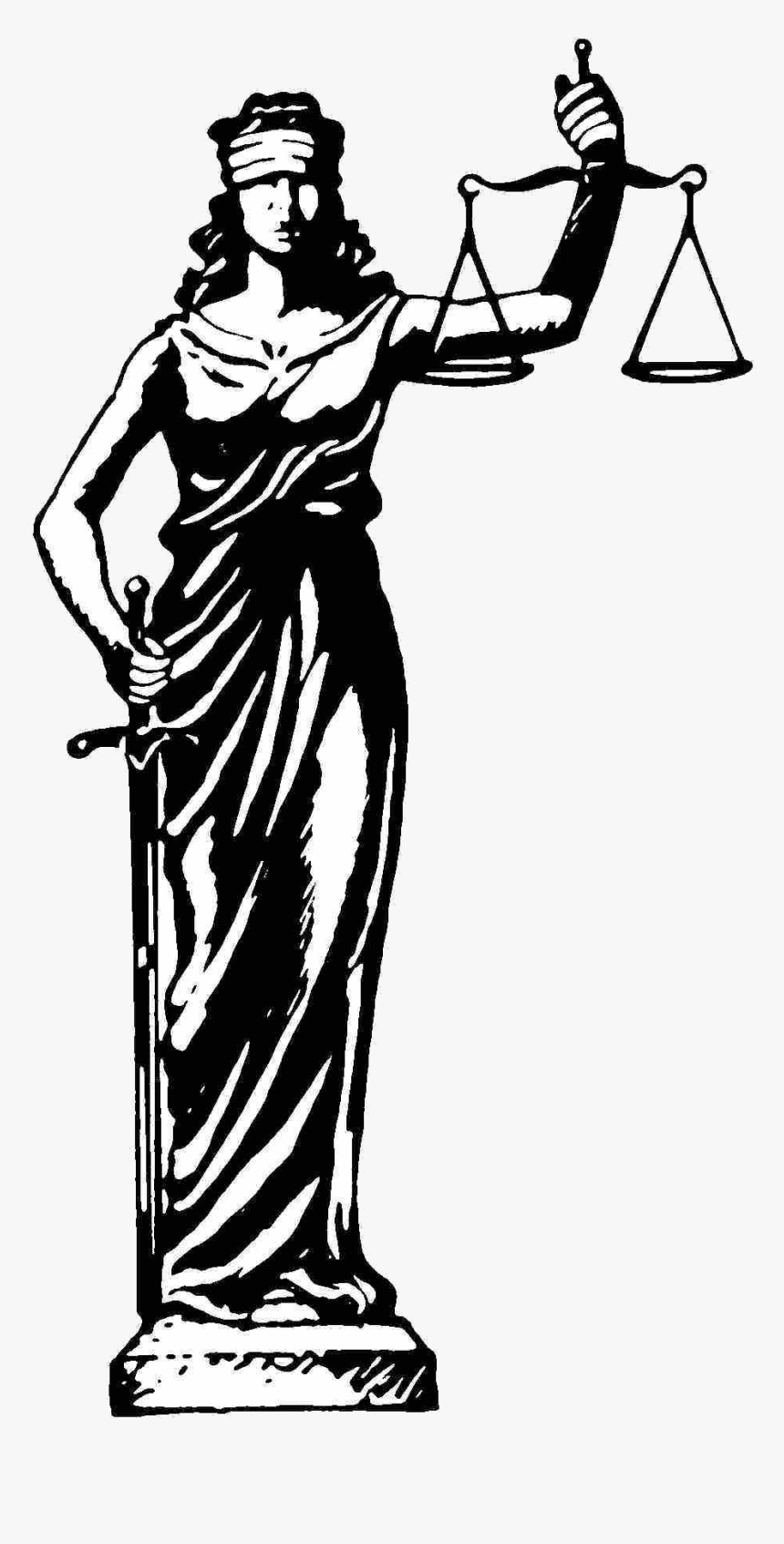 Transparent Lady Justice Png, Png Download