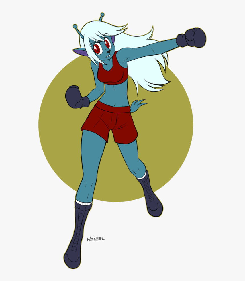 Boxer Alien Teen Girl, HD Png Download