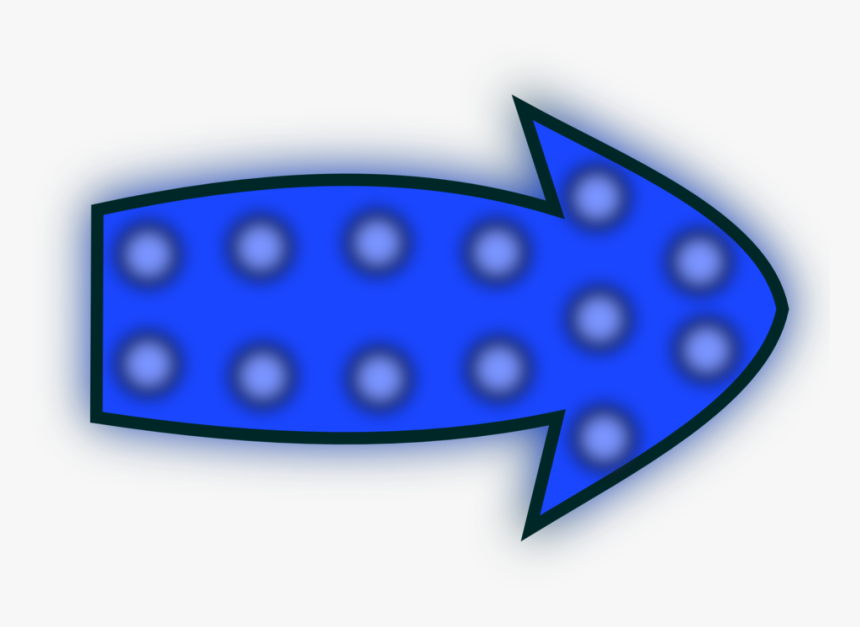 Illustration Of A Blue Arrow, HD Png Download