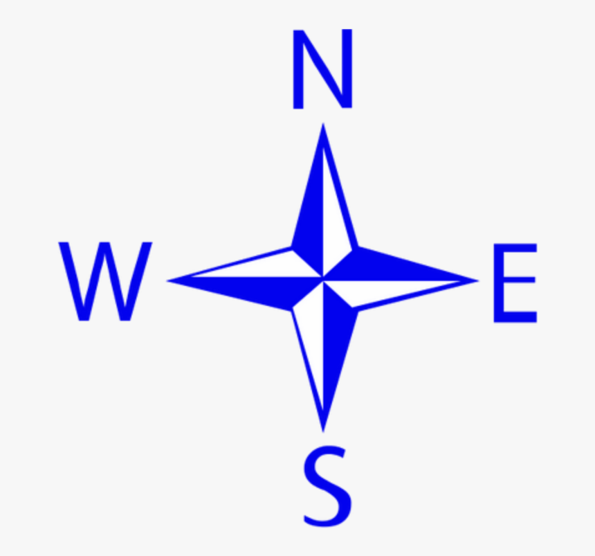 Blue North Text Wallpaper Desktop Arrow, HD Png Download