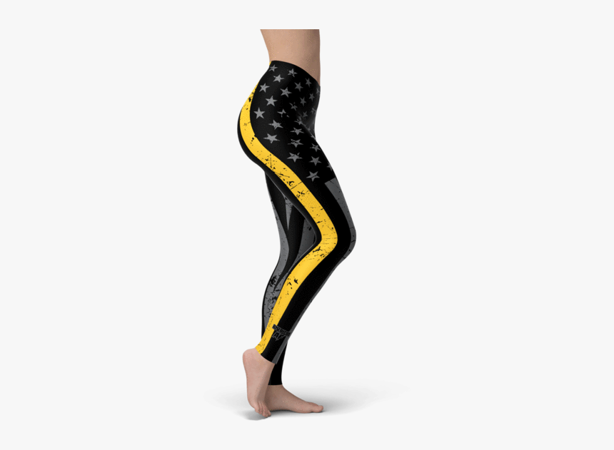 Thin Gold Line Leggings, HD Png Download