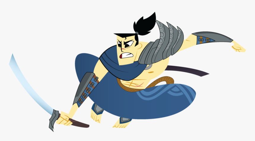 League Of Legends,лига Легенд,фэндомы,samurai Jack,yasuo,crossover, HD Png Download