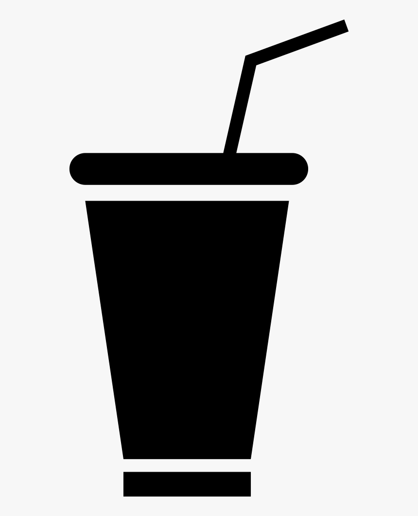 Paper Cup With Straw, HD Png Download