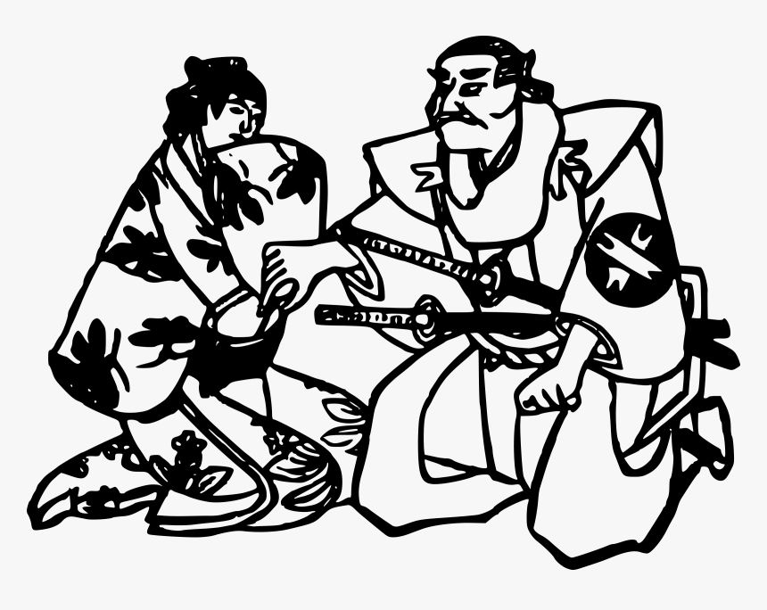 Samurai And Woman Clip Arts, HD Png Download
