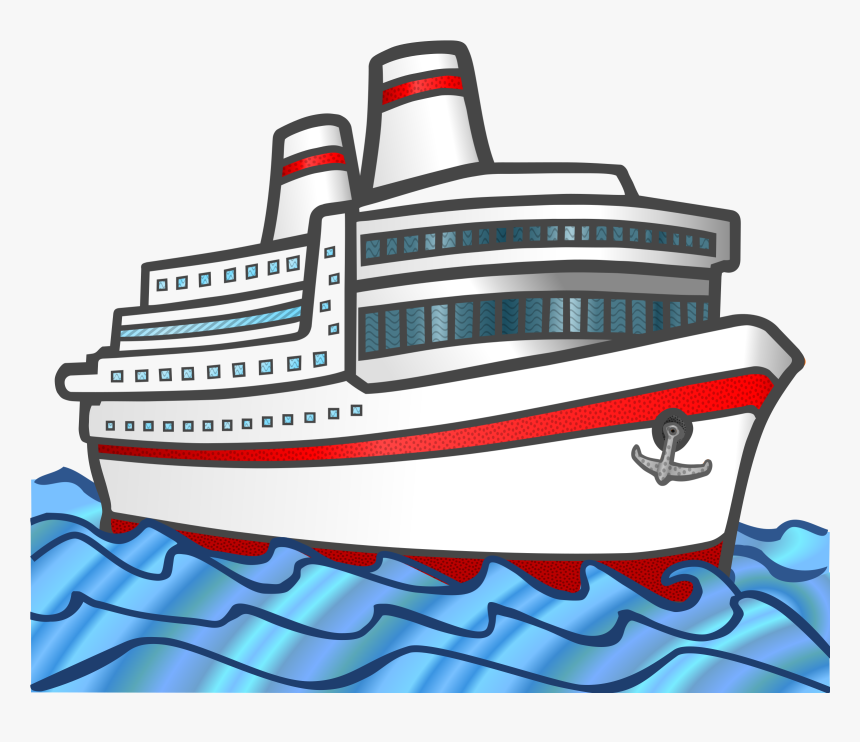 Cruise Ship Clip Art Nautical, HD Png Download