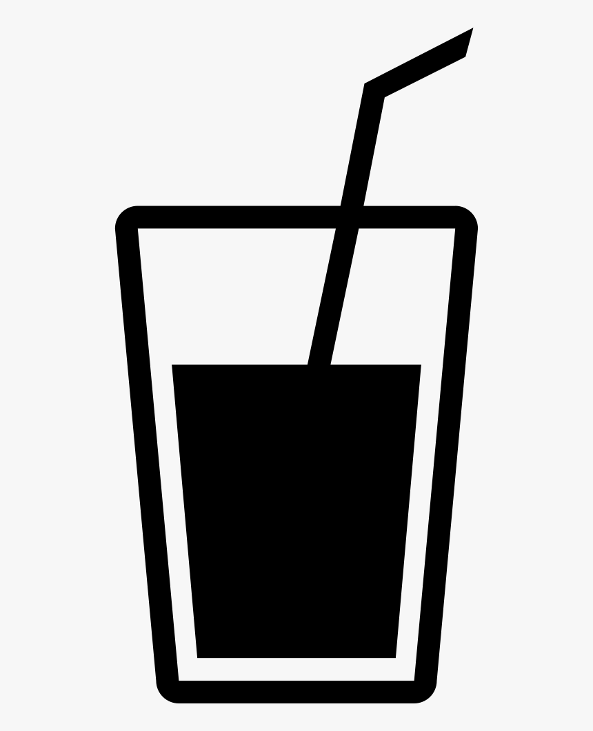 Drink Straw Glass, HD Png Download