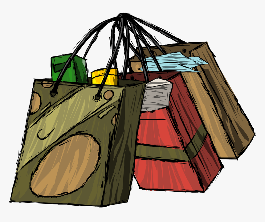 Shopping Bags, HD Png Download
