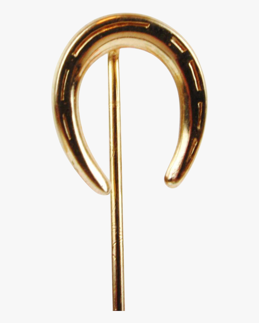 Vintage Lucky Horseshoe Stick Pin 14k Gold From Vintage, HD Png Download