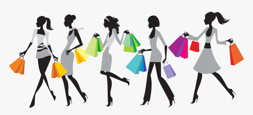 Shopping Woman Fashion Bag, HD Png Download