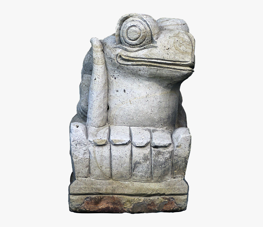 Figure, Frog, Gnome, Face, Ceramic, Sculpture, Statue, HD Png Download